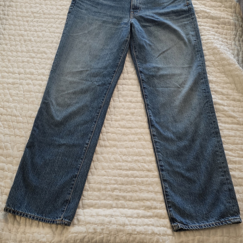 SLVRLAKE Sophie straight Leg Jeans in Classic Blue